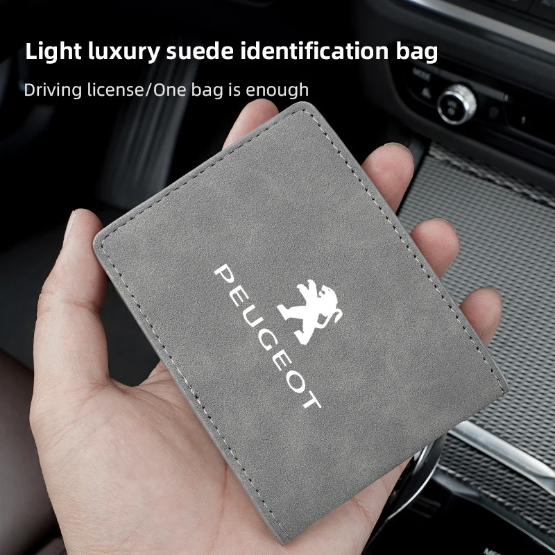 لبيجو 208 3008 308 2008 207 107 508 607 106 406 وثائق قيادة السيارة حامل بطاقة الائتمان #2