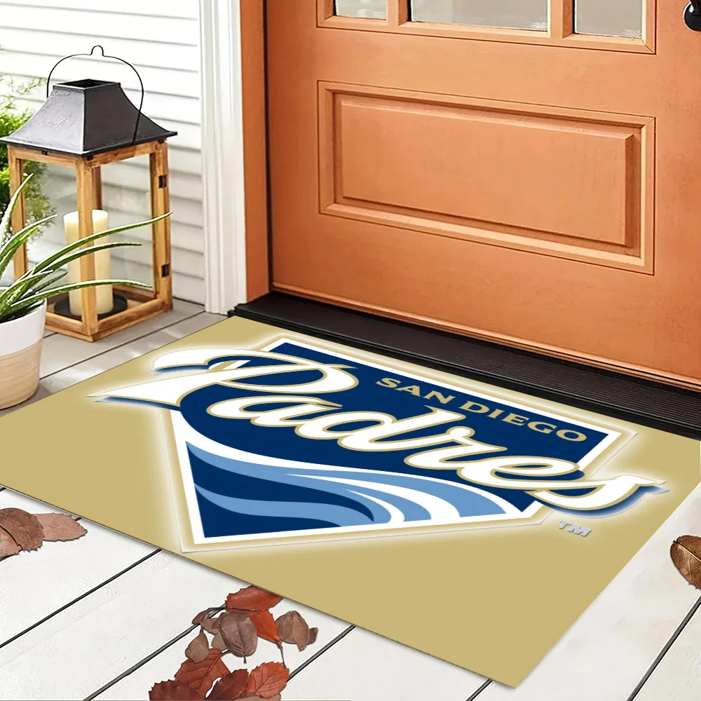 San Diego Padres Kitchen Accessories Rug for Bedroom Mats Carpet for Bed Room Rugs Carpets Bathroom Mat Entrance Doormat Foot