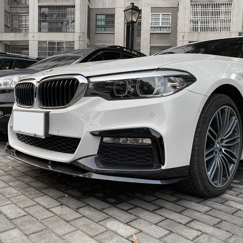 

For BMW 5 Series G30 Pre-Facelift M Sport 2018-2020 Accessories Front Lip Spoiler Splitter Corner Upgrade Kit