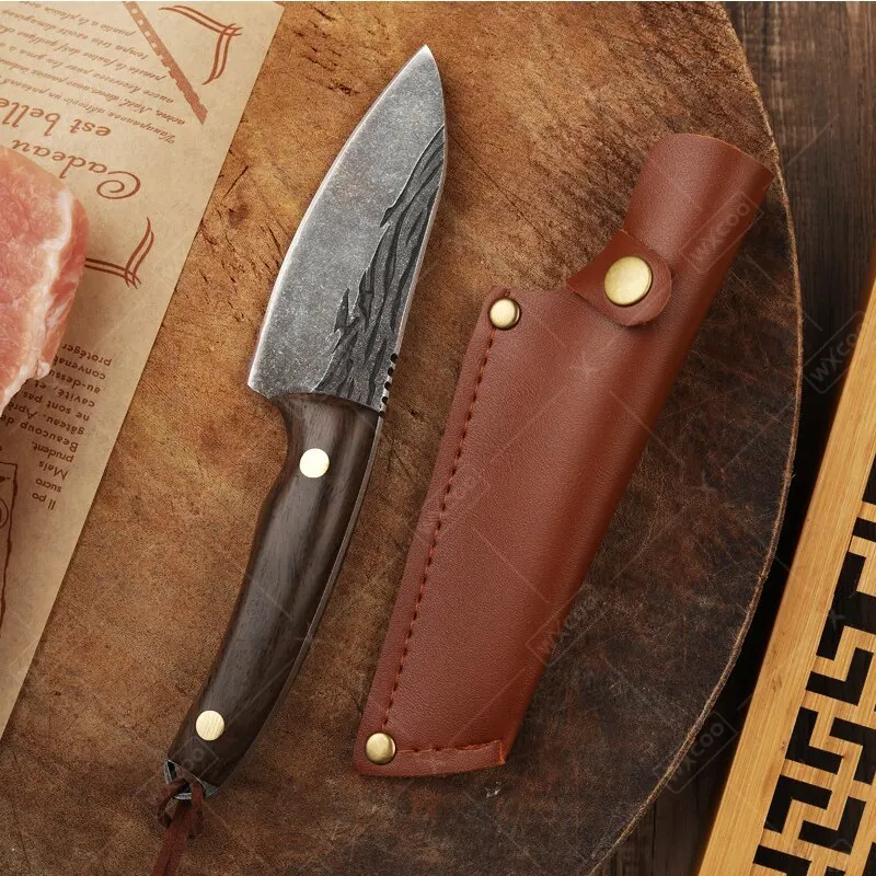 Professional Chef Knife Kitchen Chef Boning Knifes Handmade Forged Stainless Steel Meat Cleaver Butcher Knife Cooking Knives