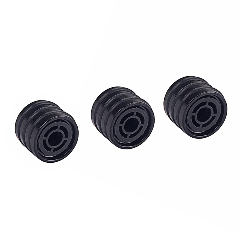

3pcs Guitar Knobs Metal Volume Tone Control Caps For Electric Guitar Bass Replacement Parts Accessories Black Instrument