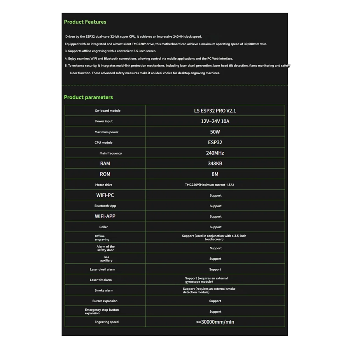 

2025+ MKS ESP32 Board Laser CNC Support WIFI Bluetooth Upgrade DLC32 for Engraving Machine