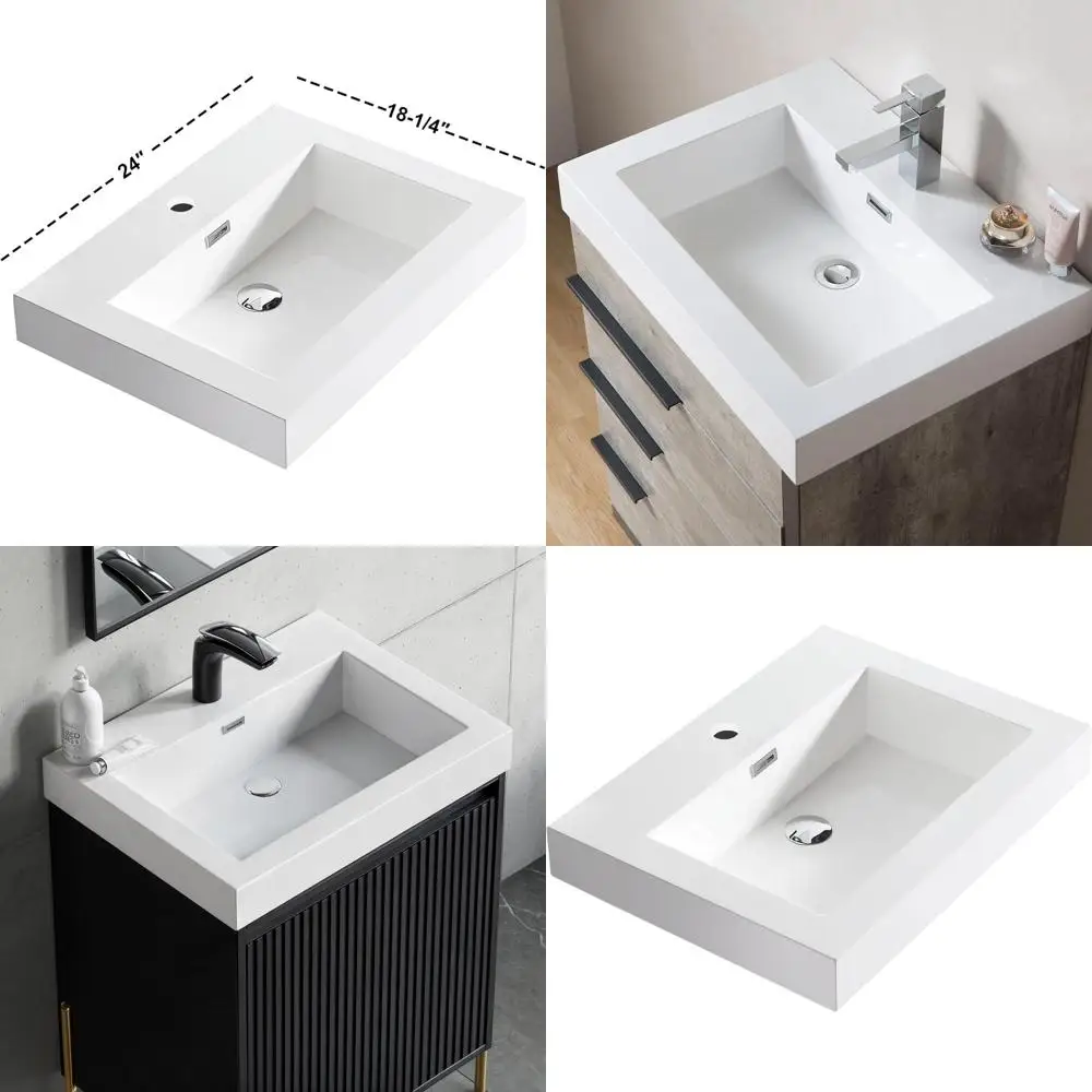 24 Single Bowl Drop…