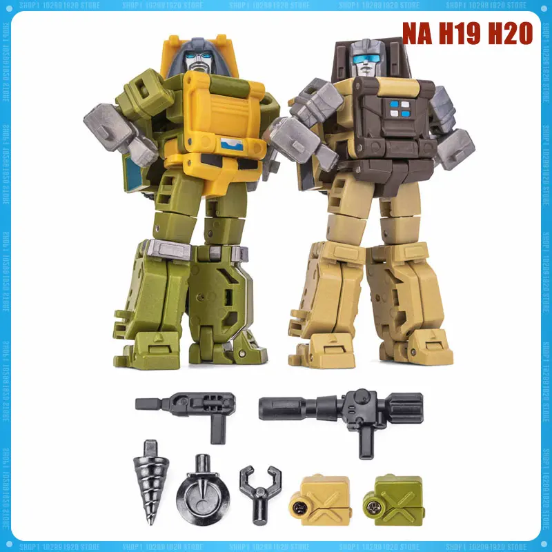 

In Stock Newage NA H19 Hogan H20 William Bonney Transformation Mini G1 Action Figure Robot Model Collection Toys Gifts
