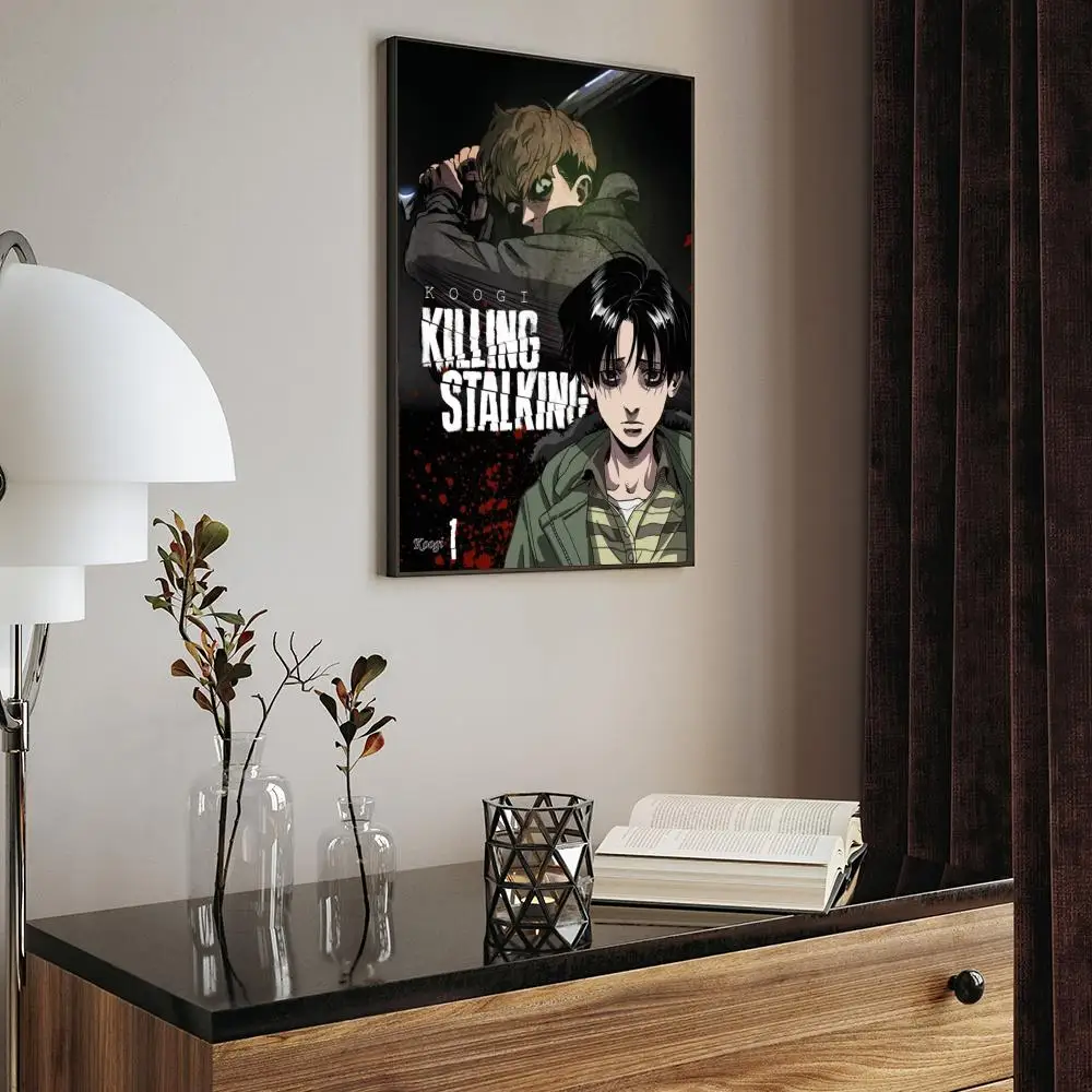 Anime Killing Stalking DIY Sticky Poster Whitepaper Prints Posters Artwork Vintage Decorative Painting