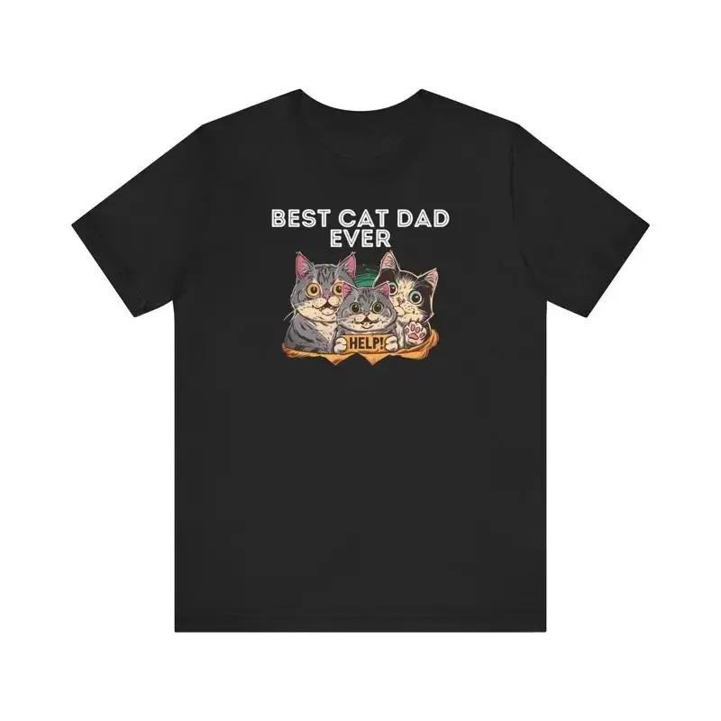 Best Cat Dad Ever Funny Lover T Shirt