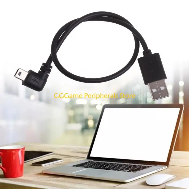 

U55B Mini USB B Type 5pin Male Left/Right Angled 90Degree to USB2.0 Charging Cord