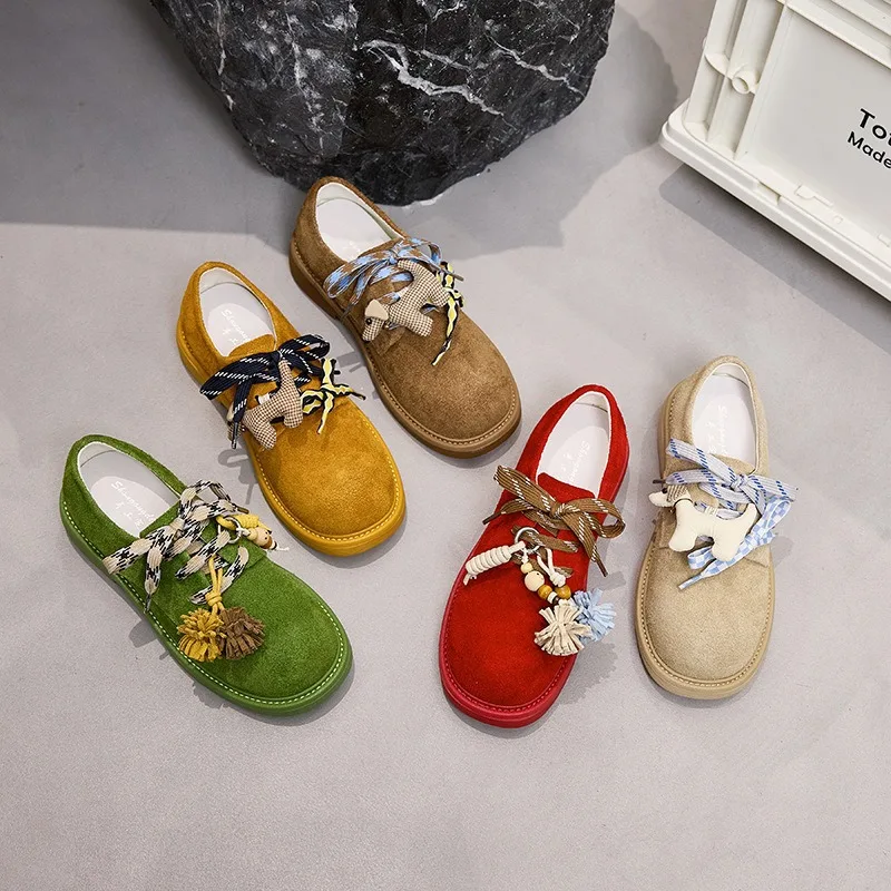 

AIYUQI 2025 New Women's Loafers Non-slip Square Heel Formal Oxford Shoes Women Plus Size Genuine Leather female Shoes