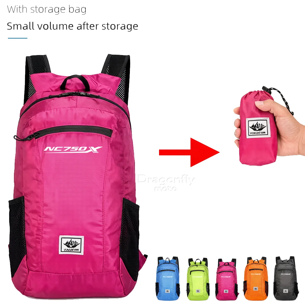 

Маленькая складная сумка-рюкзак для мотоцикла HONDA NC750X NC 750X NC750 X 2014-2020, 20 л, мини-складная легкая сумка-рюкзак