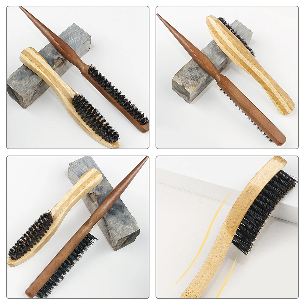 

1 Set Grooming Brush Men Bristle Cleaning Tool Shaving Hairdressing Salon Barber Shop Use Ergonomic Handle Lightweight Neck Hair