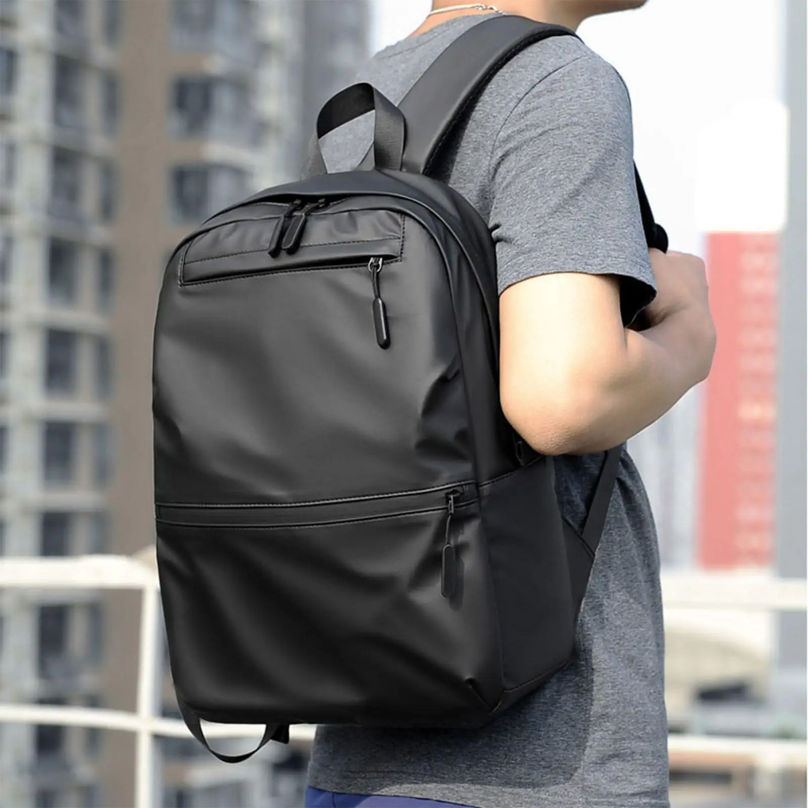 Mochila impermeable para ordenador portátil, bolso de hombro para actividades al aire libre, trabajo