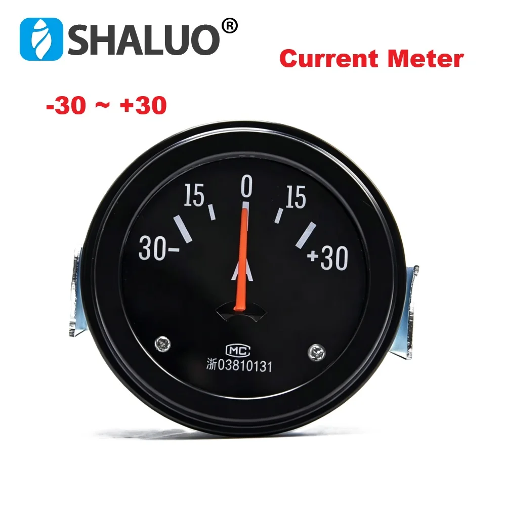 12V 24V 30A Current Meter Ammeter Gauge For Diesel Generator Parts