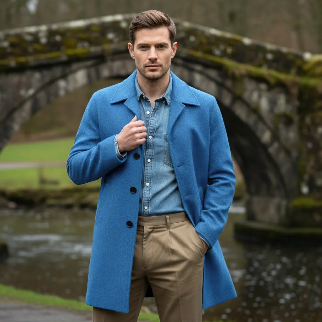 

Мужская уличная ветрозащитная куртка-тренч, однобортное пальто на подкладке для путешествий, европейско-американская одежда