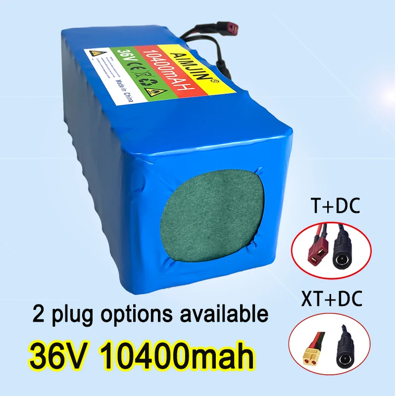 

36V Battery Pack 10400mAh 10S4P lithium batteries 18650 10.4Ah 600W 500W 450W 350W 250W for E-bicycle Electric Car Kick Scooter