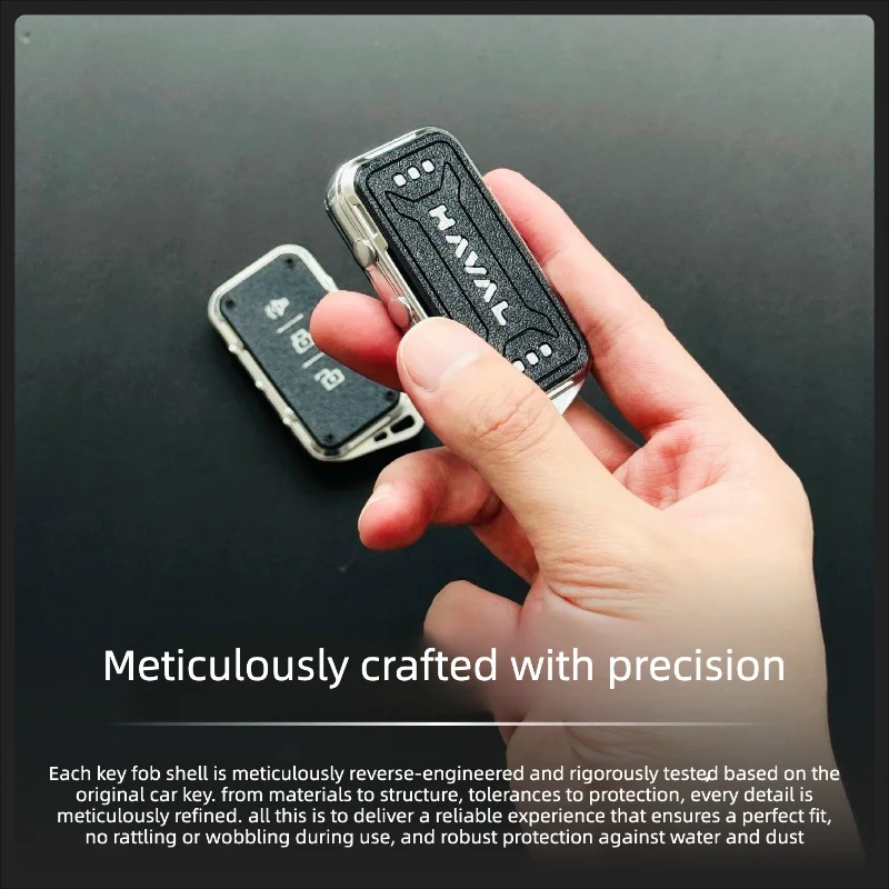 For Haval H6 H9 V7 & GWM H10 Mecha‑Style Car Key Case Personalized Replacement Key Shell Modification Accessories