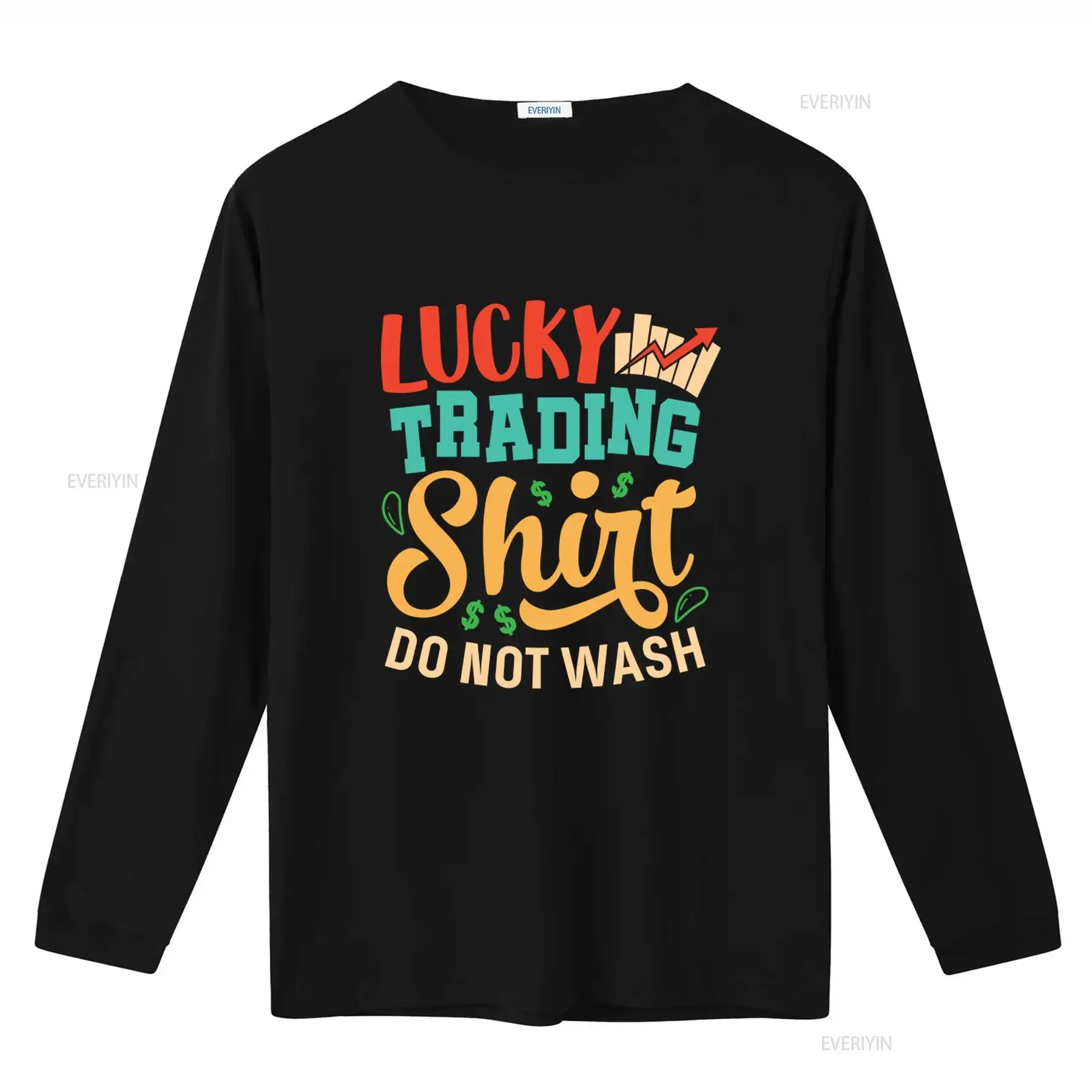 Lucky Trading T Shirt Funny Stock Investor Broker Bull Market Day Trader Investing  vintage Washed Slightly Casual Unisex