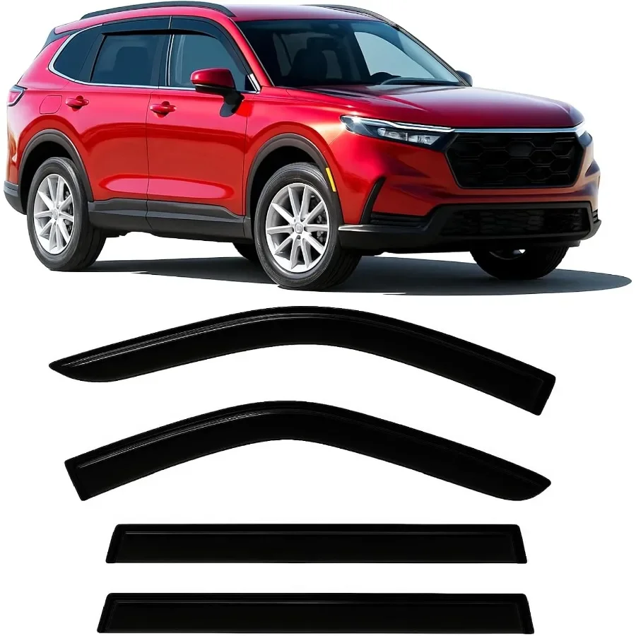 

20232026 TapeOn Rain Guards for Honda CRV Side Window Visor Deflectors LX EX EXL Sport Hybrid Sport Touring Durable Vent Shades