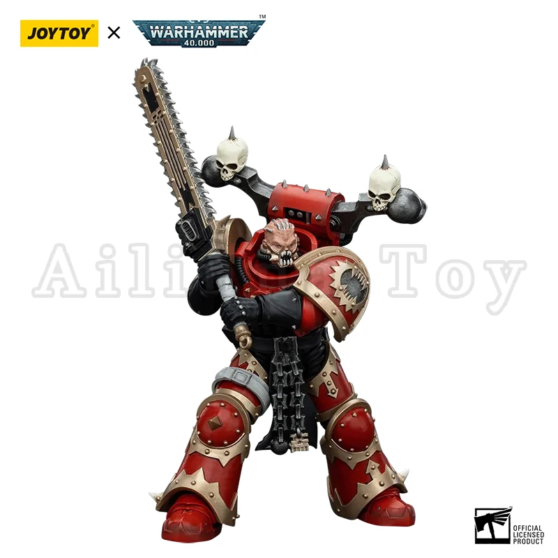 JOYTOY 1/18 Action Figure 40K World Eaters Khorne Berzerker Anime Military Model