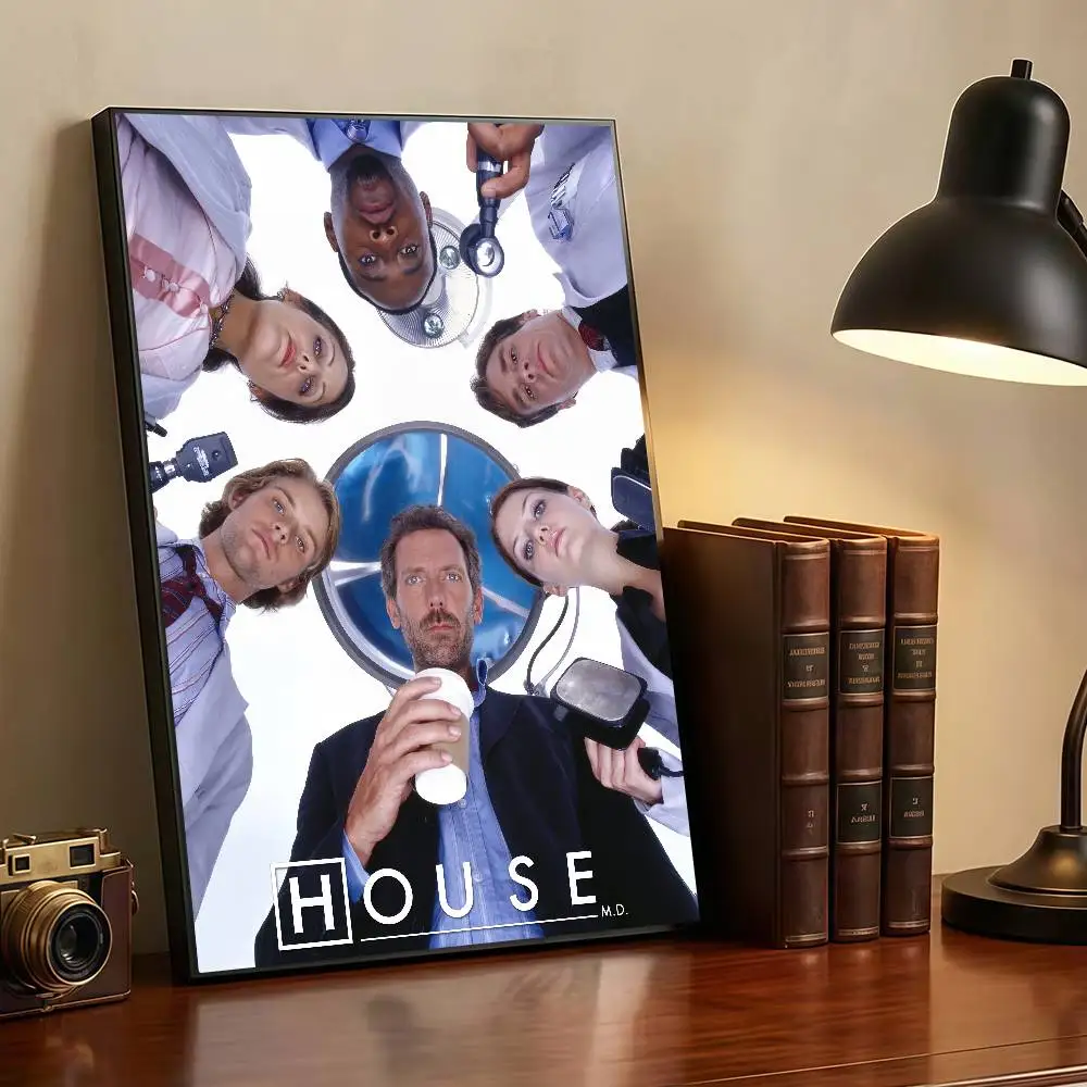 Hot TV H-House Peelable Self-adhesive Poster Stickers Are Suitable For Frameless Wall Decoration In A Room