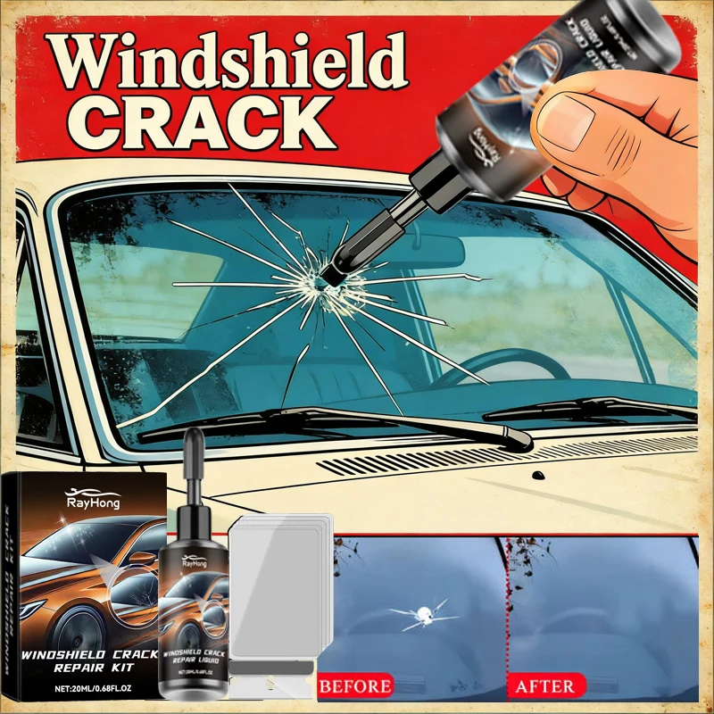 Windshield Crack Repair Fluid Car Window Repair Resin Windscreen Scratch Crack Restore Fluid Glass Curing Glue Car Accessories