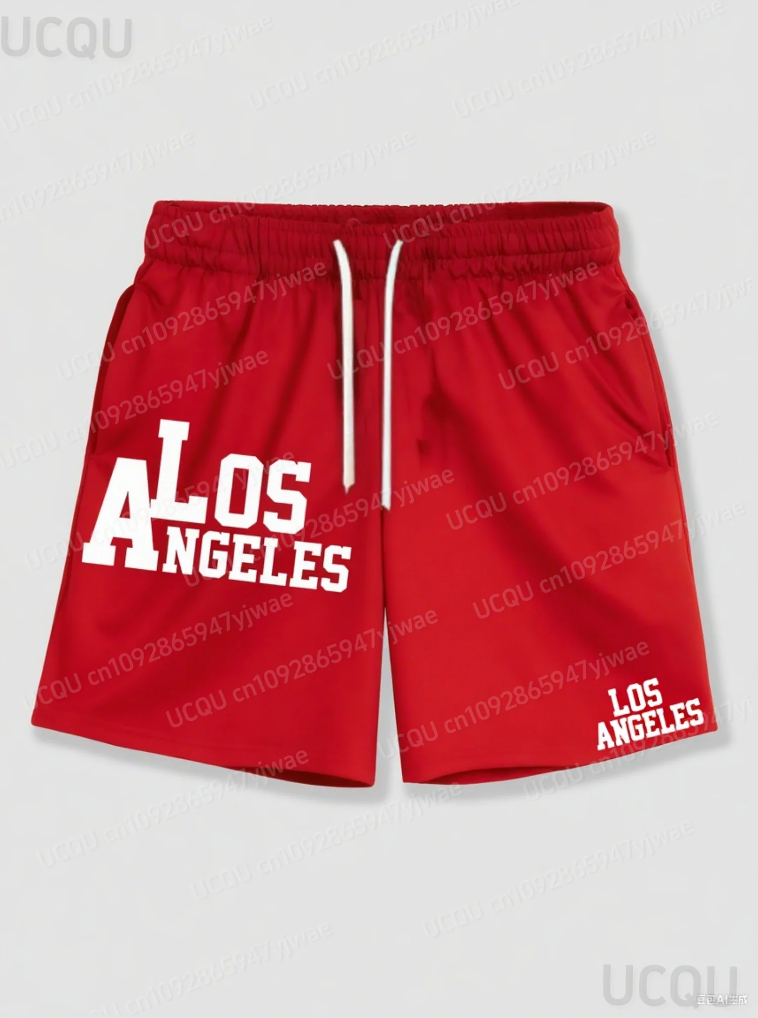 Calções de banho masculinos de verão los angels impresso férias calções de banho secagem rápida havaiano praia shorts roupas masculinas