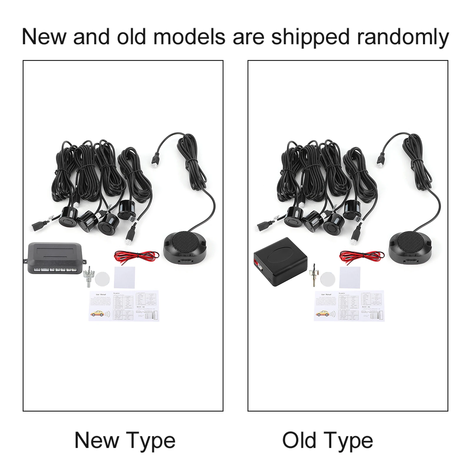 Parkplatz Sensor Backup Radar Rückfahrhilfe Hilfe Kit mit Audio Summer Alarm