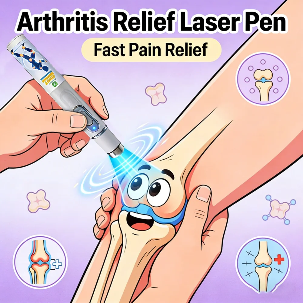 

Portable Red Light Laser Pen Knee Arthritis Pain Relief Home Device