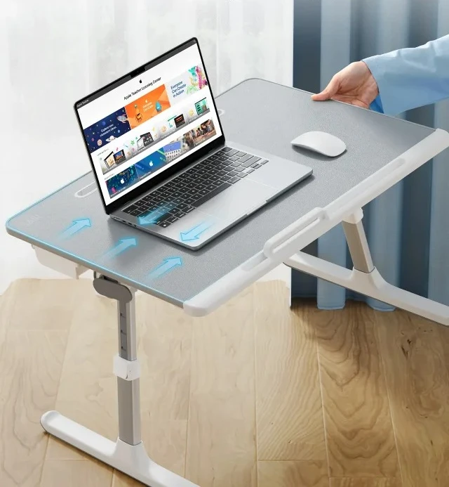 

'Wholesale Portable Vertical Folding Holder Ventilated Adjustable Sofa Bed Aluminum Foldable Multifunctional Laptop Desk Table