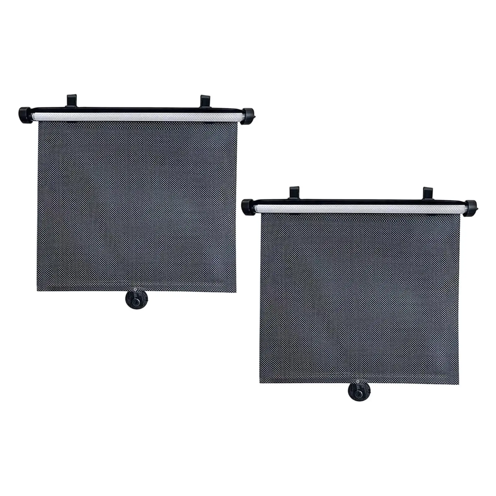 

2x Car Side Window Sun Shades Roller Sun Shade Premium Easy Installation