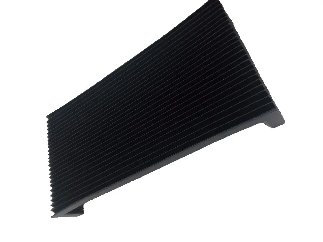 Flame retardant material accordion protection bellows for cnc,W300mmxH100mmxL3000mm
