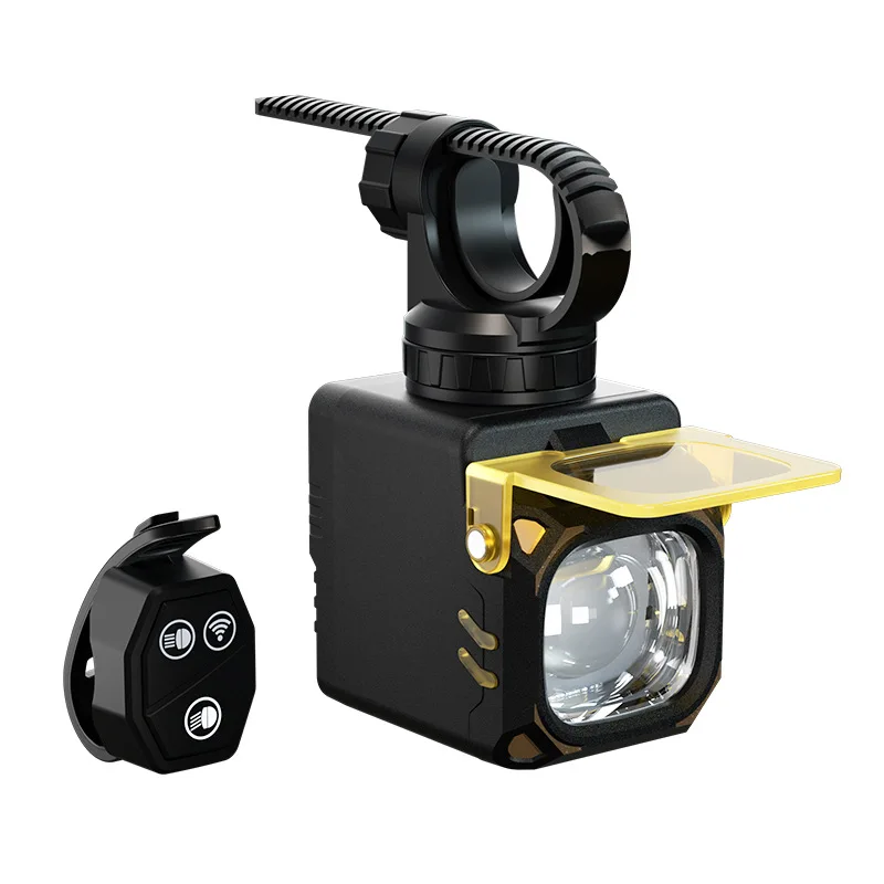 Bicycle lights High lumens near and far headlights Remote control with digital display Mountain bike riding lights Night riding