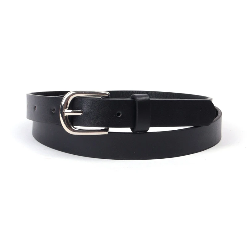 Belt Training Pants Strap Automatic Buckle Leisure Versatile Minimalist Slim Waistband