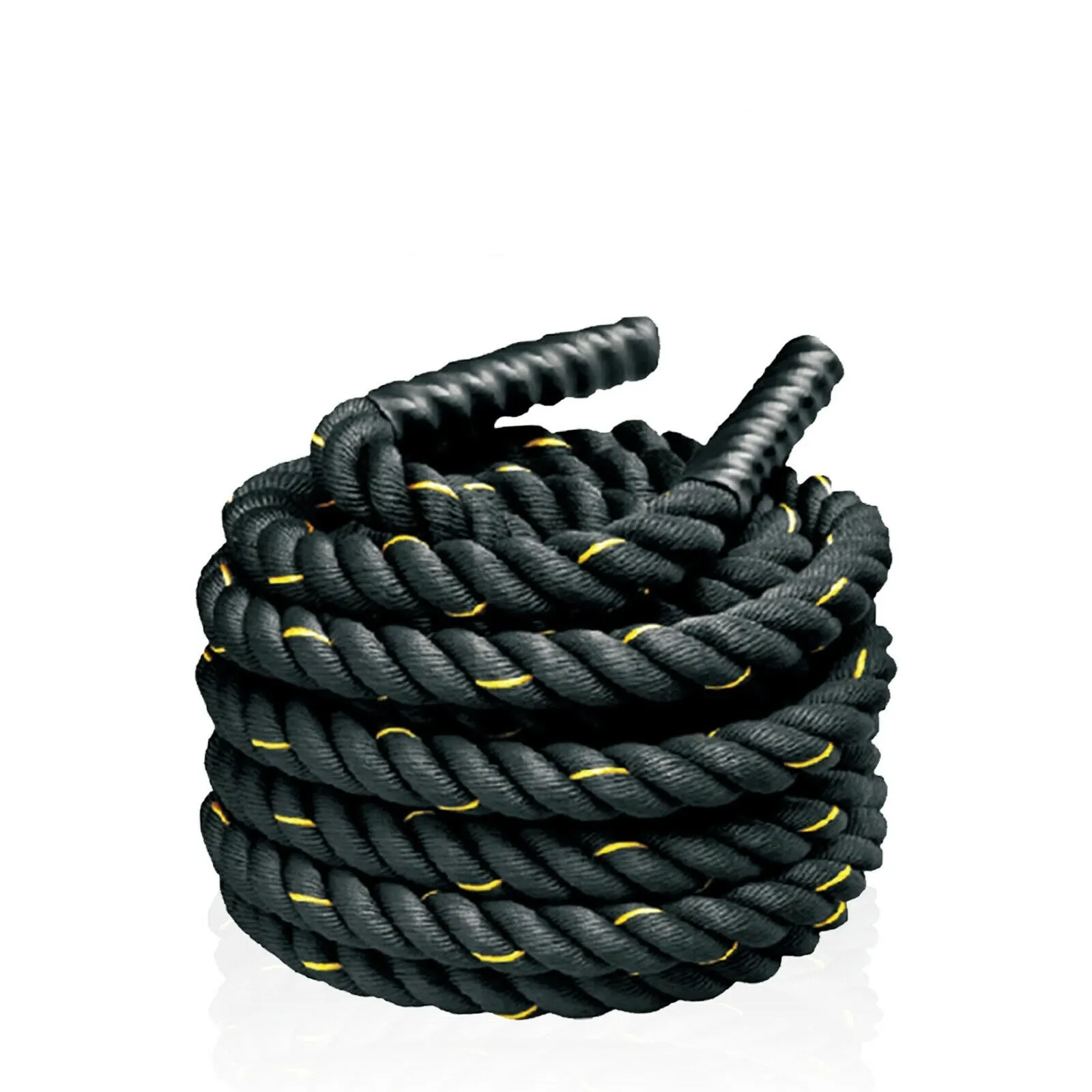 Elastic Battle Rope 38mm Black/Yellow/Red Power Training Rope