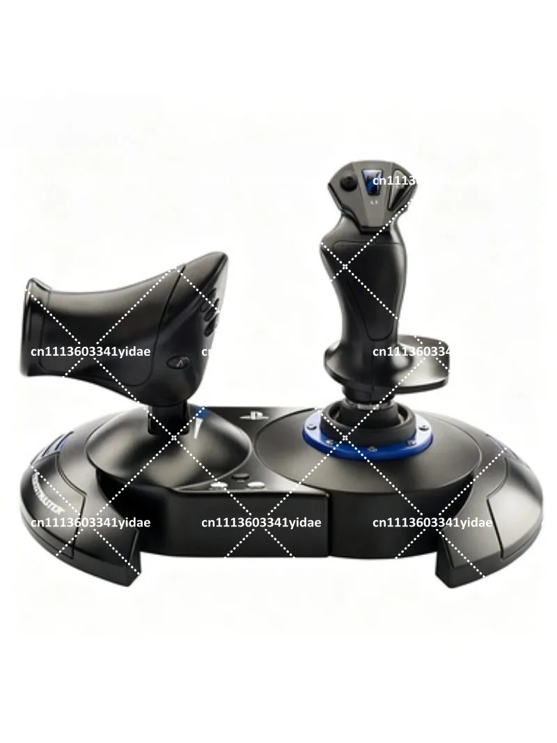 Flight Simulation Two-Handed Joystick for PS4/PC/PS5, Air Combat Game Controller with Throttle