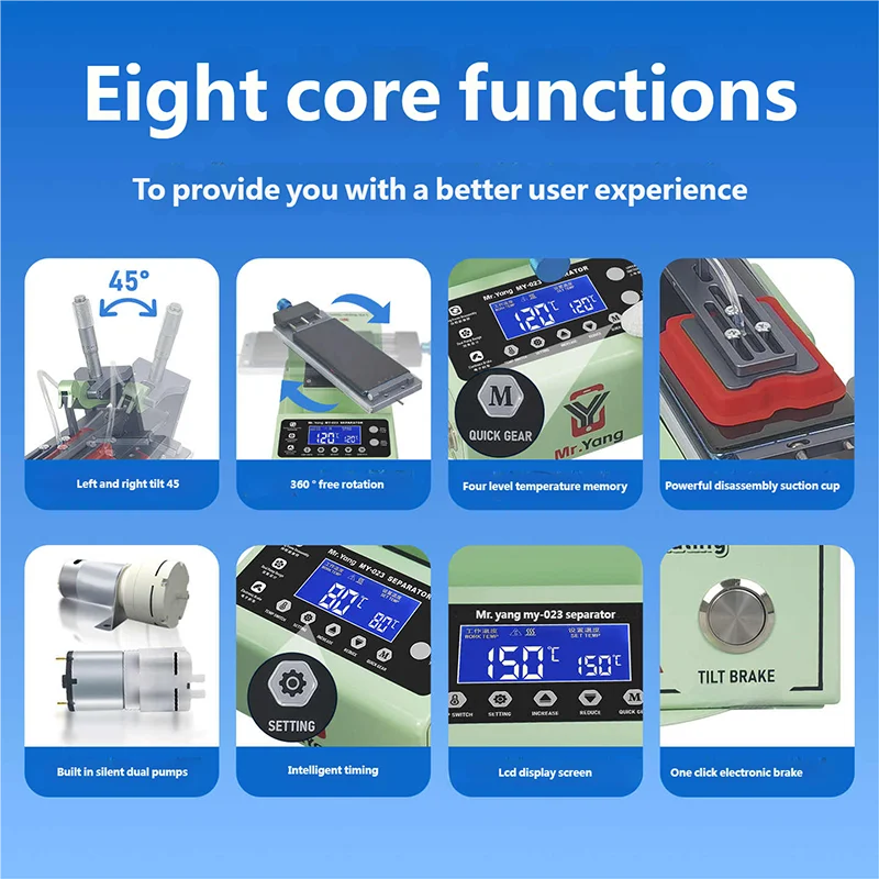 YCS MY-023 多機能スクリーンセパレーター 携帯電話フレーム除去機 LCDスクリーンセパレーター修理ツール