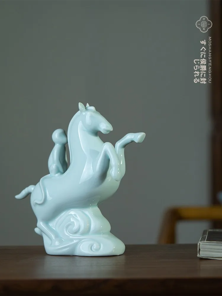 

New Chinese Sle Desktop Ornaments Office Feng ui Decorations Wealth Attracting l Study Gifts Original Cerc Artwork