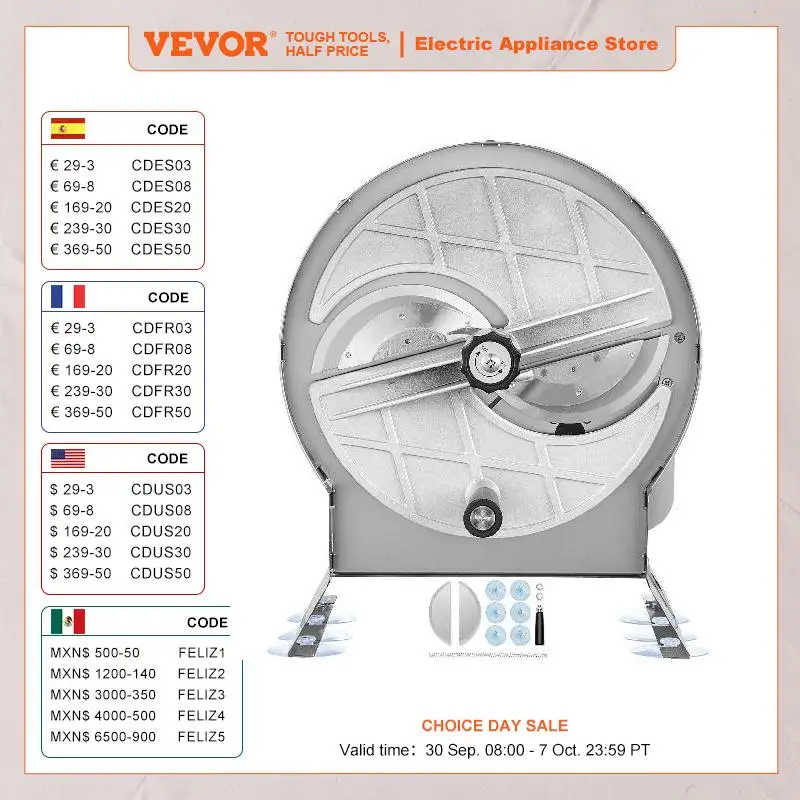 

VEVOR Manual Vegetable Fruit Slicer 0-0.5"/0-12mm Thickness Adjustable Commercial Slicer Machine Food Cutter Slicing Machine