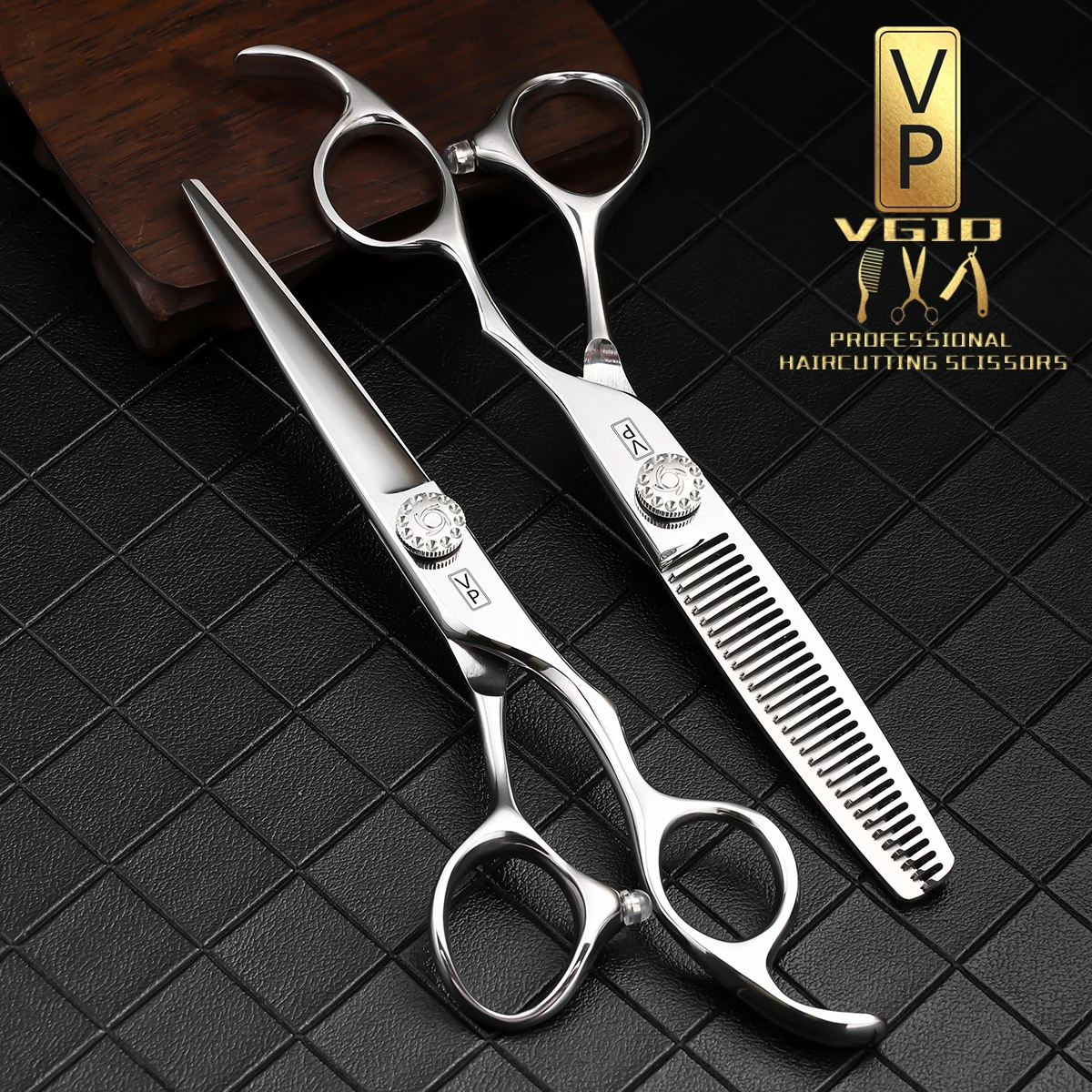 

VP 6 Inch Thinning Cut Style Tool Barber Shears Stainless Steel Hair Scissors Salon Hairdressing Scissors ножницы парикмахерские