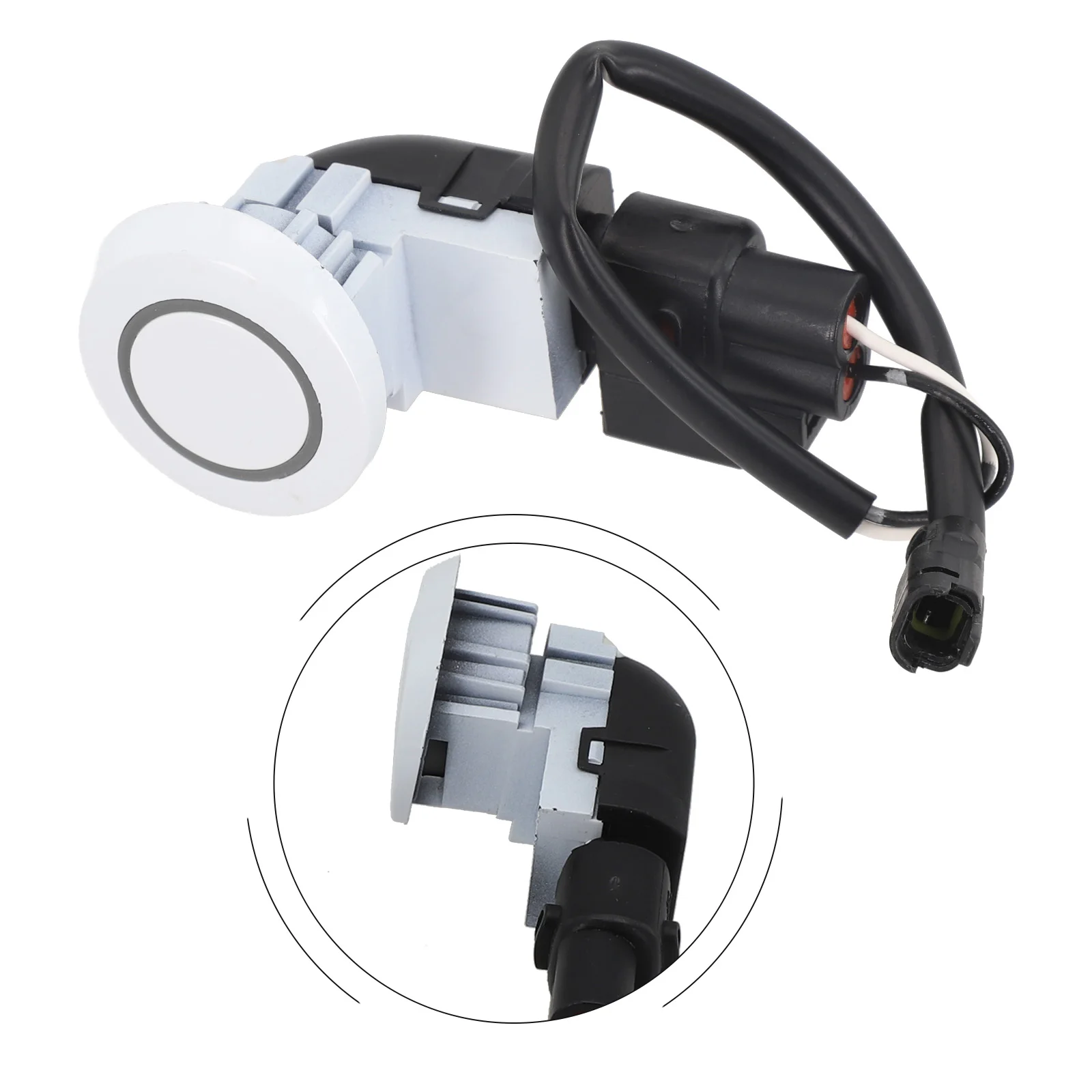 1pcs White for pdc Parking-Sensor PZ362-00209-A0 For Toyota For Camry 2006-2011 Parts Accessories Exterior Door Handles
