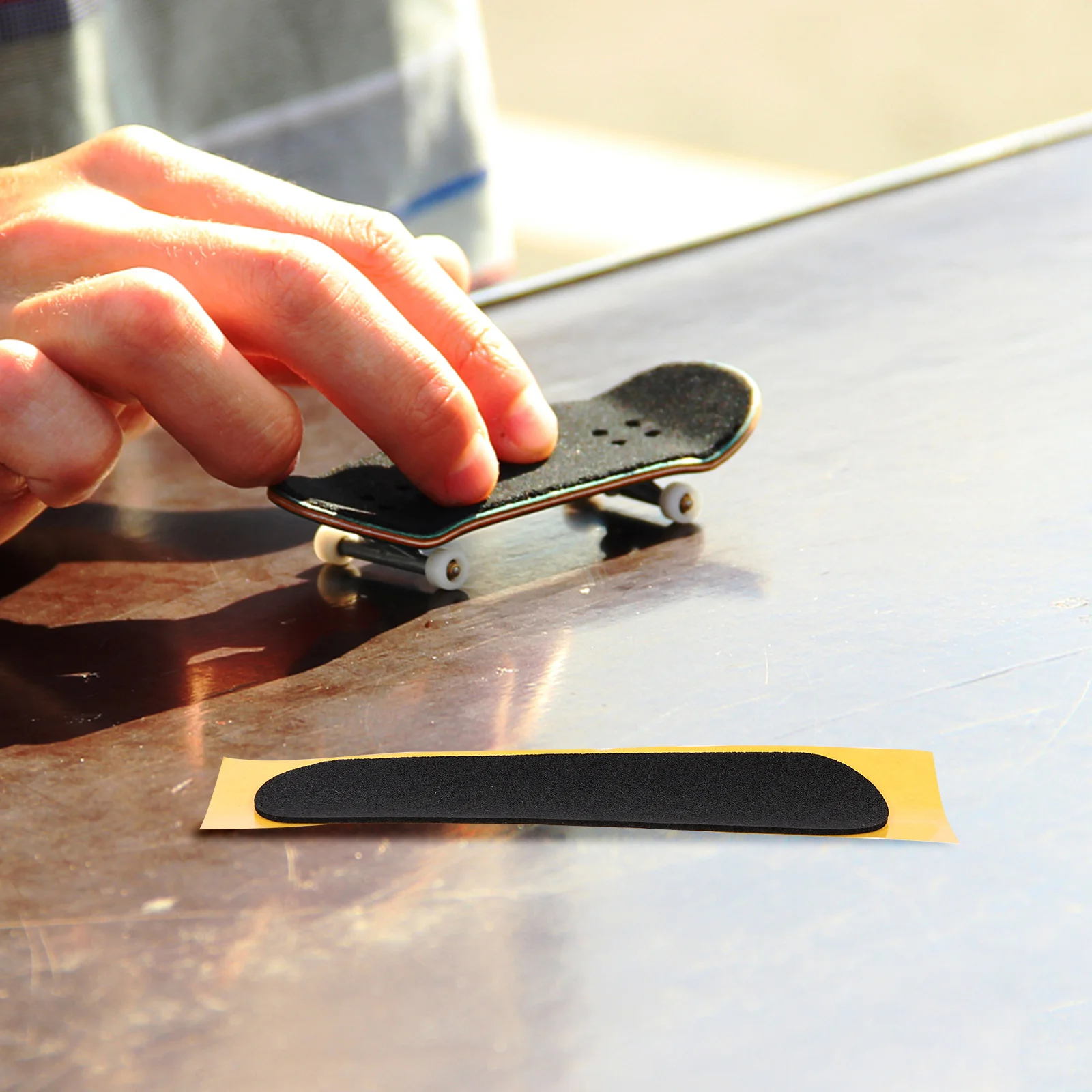 Autocollants antidérapants pour Skateboard, 6 pièces, bande de poignée en mousse pour petit Skateboard, accessoire de contrôle d'amortissement