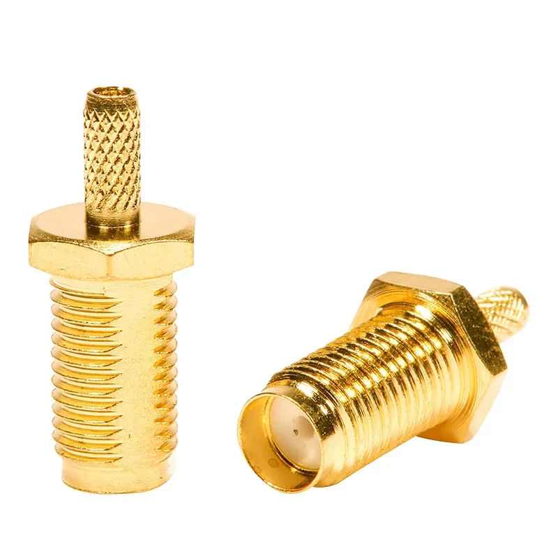 Male Female SMA-KY-1.5 Connector Adapter Jack Nut RF Coaxial for RG174 RG178 RG316 Cable