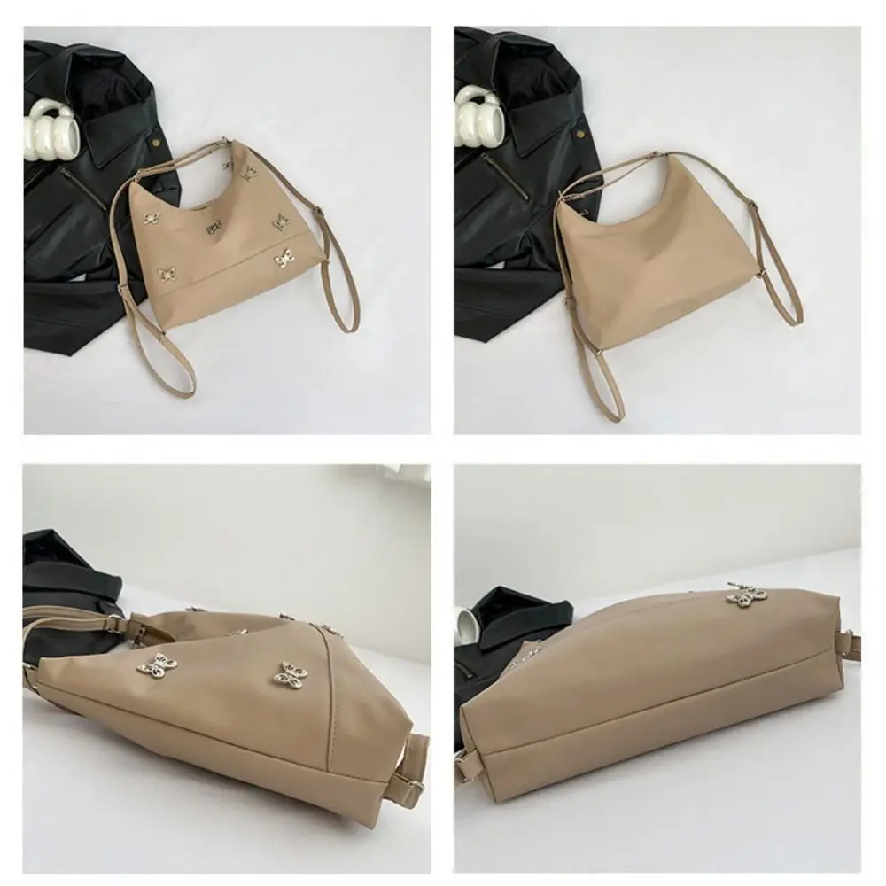 Portable Y2K Butterfly Shoulder Bag Shopping Bag Underarm Bag Large Capacity Tote Bag Backpack Mommy Bag Crossbody Bag Students