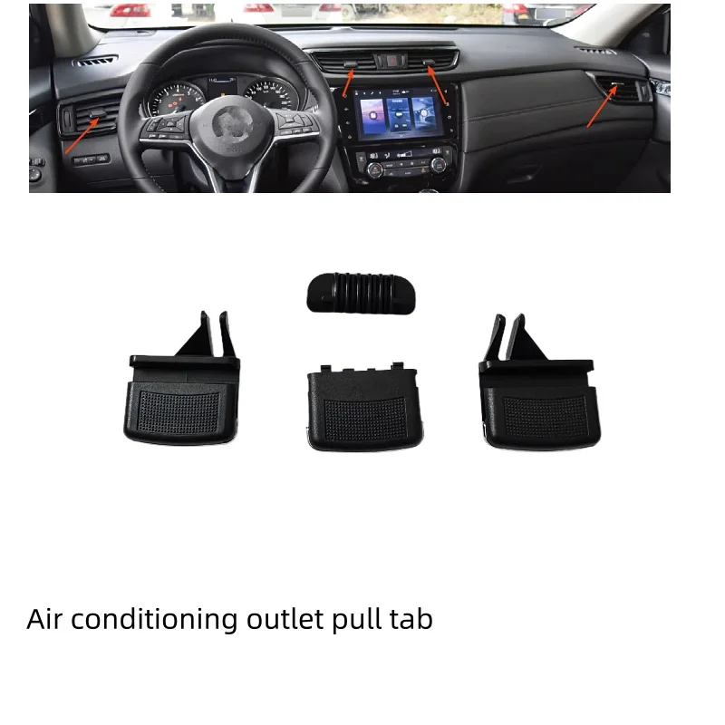 

Для Nissan новый X-TRAIL MURANO новый QASHQAI выходное отверстие для кондиционера, пряжка, зажим для вентиляции кондиционера, лопатка