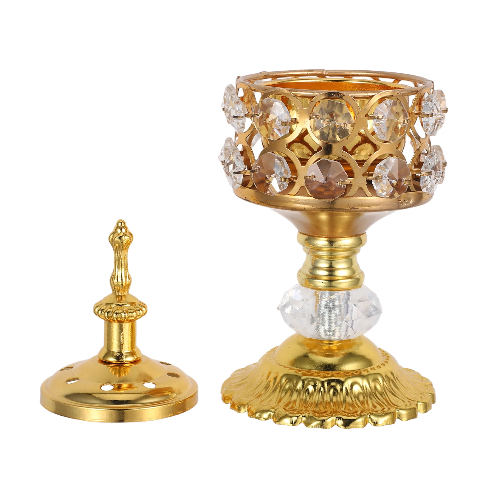 

Portable Metal Incense Censer Exquisite Craftsmanship Aromatherapy Purify Air Home Office Spa Meditation Relaxation