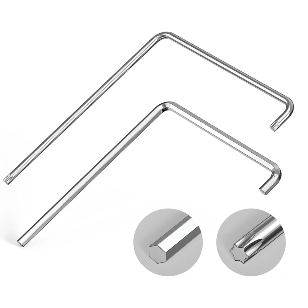 Clé de montage de fenêtre 4mm, outil de réglage de fenêtre, résistant à l'usure, clé de réglage de vélo pour une réglage polyvalent des raccords 2 pièces