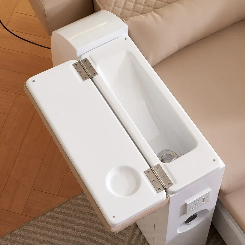 Sofá de pestañas para manicura y pedicura, silla reclinable eléctrica para lavado de pies, sauna, baño de pies, silla de una pierna, silla de belleza multifuncional