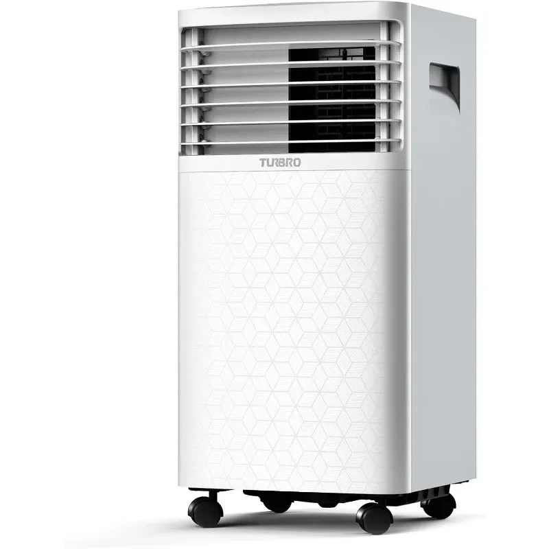 TURBRO-Climatiseur portable, 10,000 BTU prédit RAE (6,000 BTU Alert C), déaquarelle et ventilateur, unité AC 3 en 1 au sol