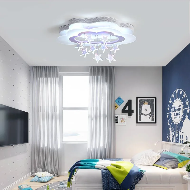 New Led Ceiling Lights Cartoon Bat Lamp For Child Bedroom Study Room Babyroom Modern Lighting Luminaire Decorations For Home