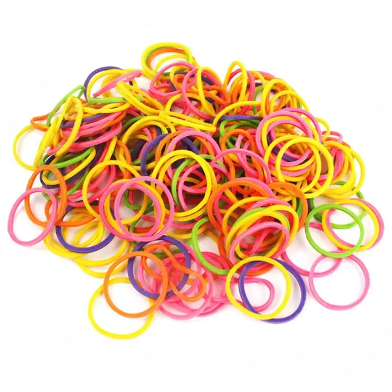 100PCs High Elasticity Pet Hair Rubber Band Dog Cat Hair Accessories Colorful DIY Hair Bows Grooming Hairpin Accessories Dog Tie