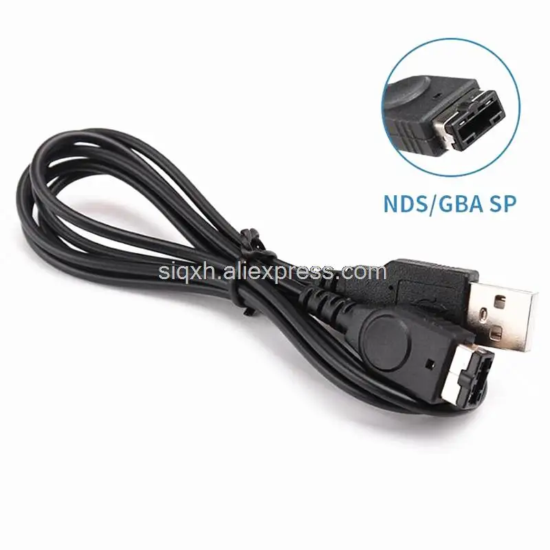 

50Pcs/lot 1.2m USB Charger Lead Compatible with DS NDS GBA SP Charging Cable Cord for Game Boy Advance SP Cable Accessories